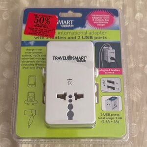Travel Smart by Conair International Adapter - White